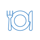 Member Benefits Icons__Dining_Light Blue_