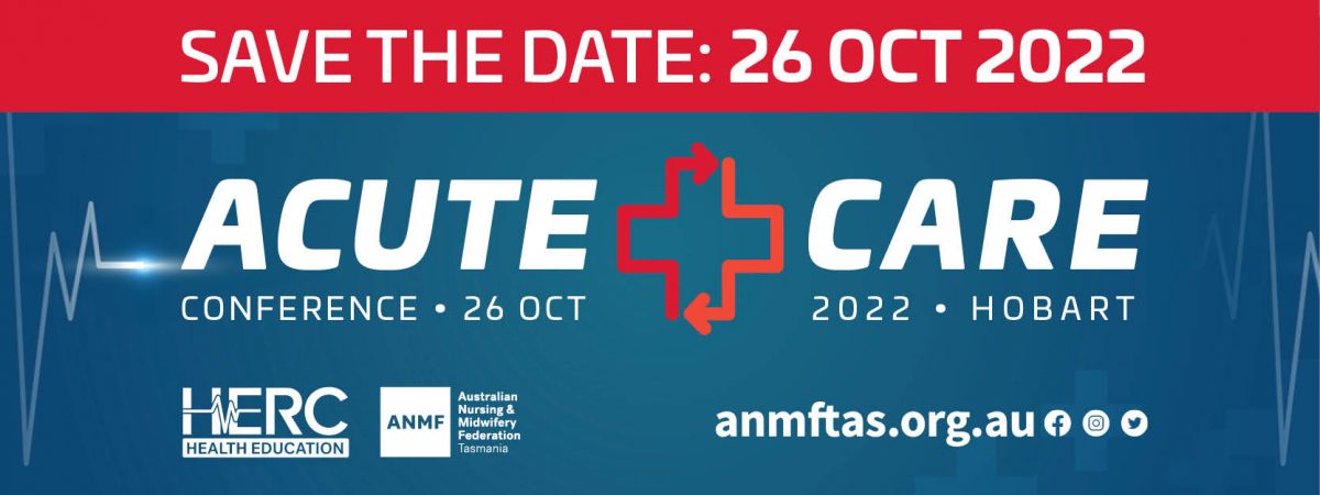 Acute Care Conference 2022 - Save the Date