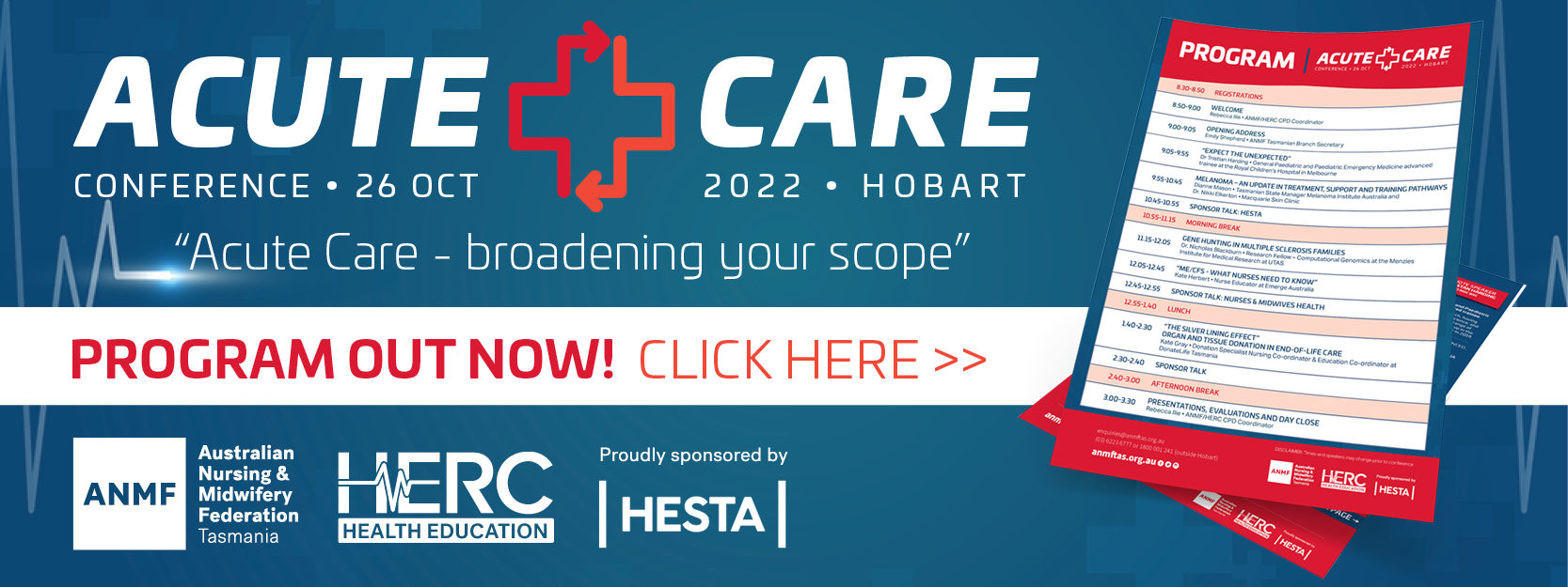2022 Acute Care Conference Program Out Now
